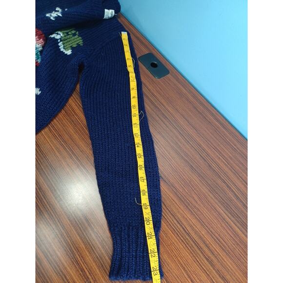 Emily's Closet Vintage Pullover Sweater Knit 90s Long Sleeve Winter Skating Snow - Picture 7 of 8